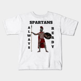 SPARTANS ALWAYS READY Kids T-Shirt